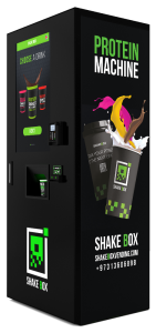 Protein shake vending machine